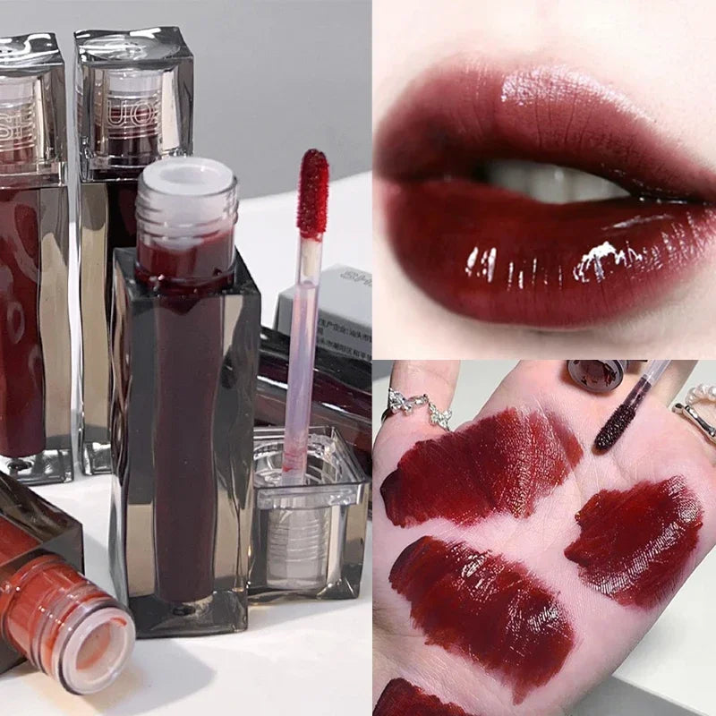 Dark Red Brown Lip Glaze - LIPOXI