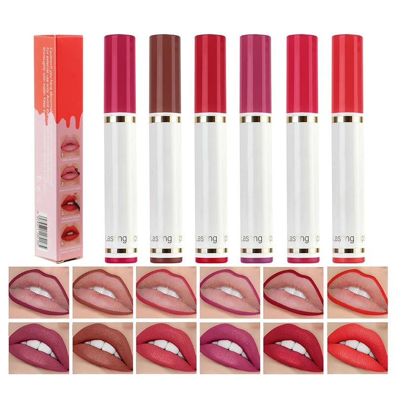 6 Colors Lip Tint Marker - LIPOXI