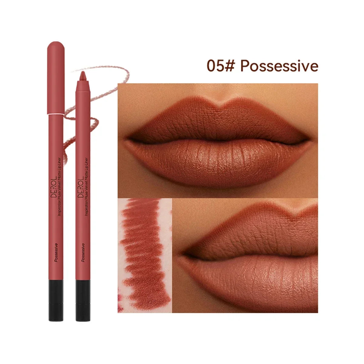 Seductive Red Waterproof Lip Liner Pencil - LIPOXI