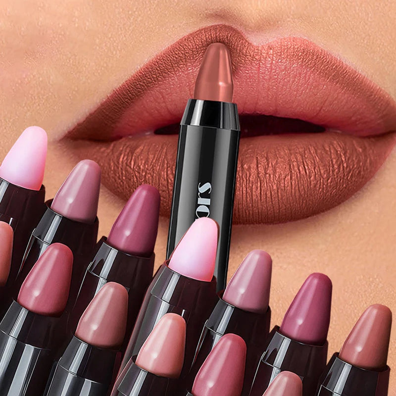 Brown Lip Pencil Long Lasting Waterproof Lipstick Beauty - LIPOXI