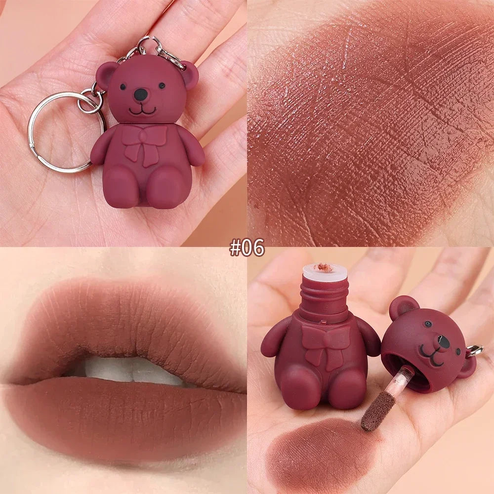 Cute Bear Lip Mud Gloss - LIPOXI