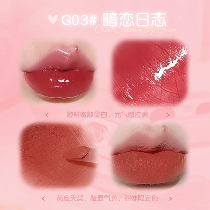 GOGO TALES Double Lip Gloss Vegan Nude Korean Lipstick - LIPOXI