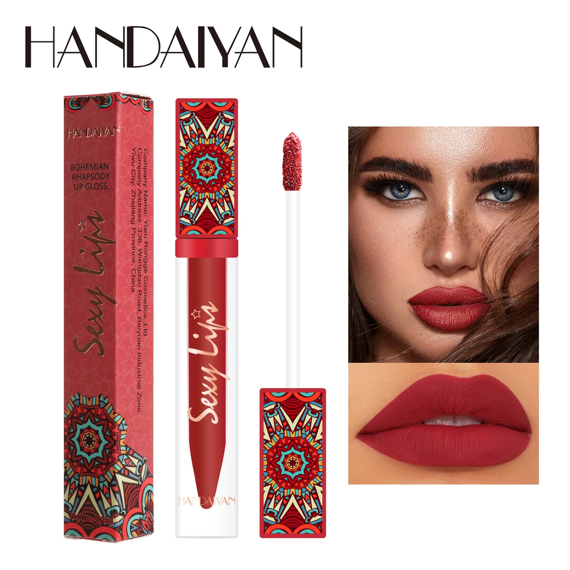 Handaiyan Velvet Mist Liquid Lipstick - LIPOXI