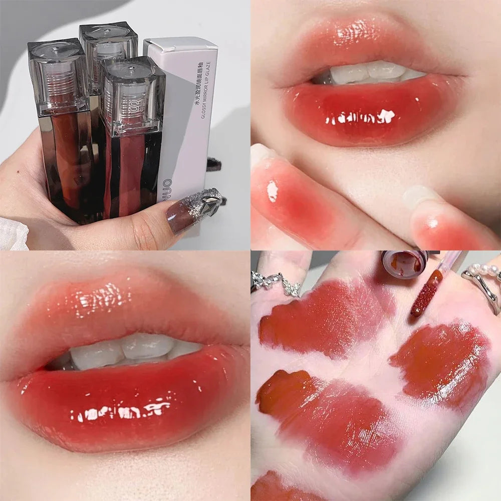 Dark Red Brown Lip Glaze - LIPOXI