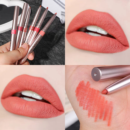 3D Velvet Matte Lip Liner Pencil Waterproof Long Lasting - LIPOXI