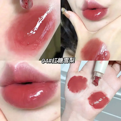 Glossy Mirror Tea Red Liquid Lipstick - LIPOXI