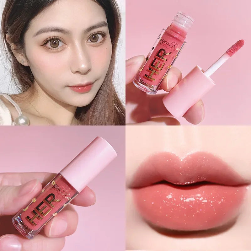 Moisturizing Glitter Lip Gloss Long Lasting Sexy Plumper - LIPOXI