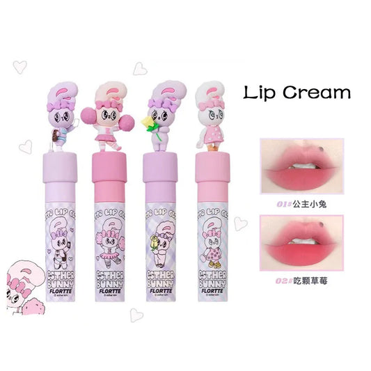 New FLORTTE Milk Cake Lip Cream Matte Velvet Longlasting Gloss - LIPOXI