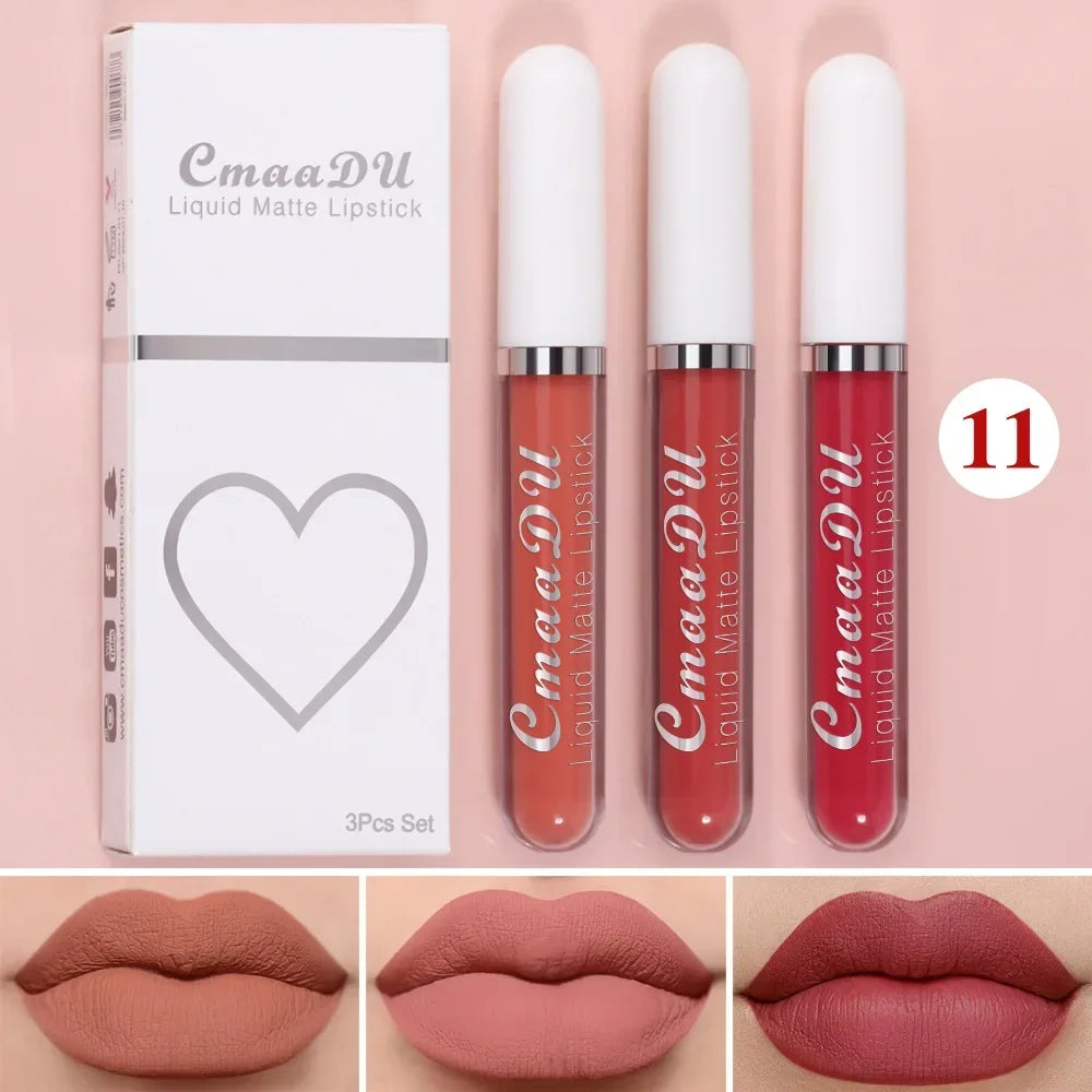 Matte Lip Gloss Trio - LIPOXI