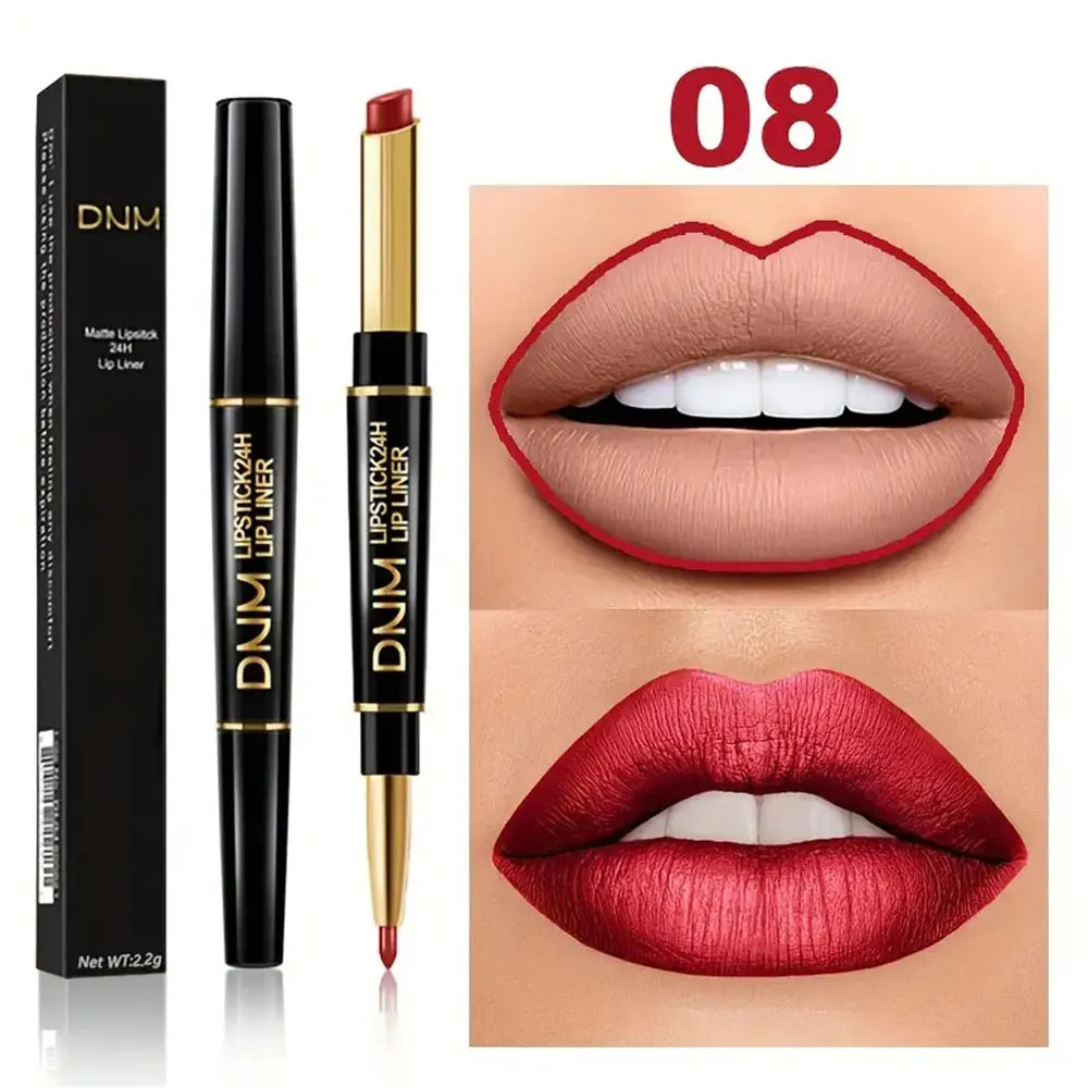 DNMH Long-Lasting Double-Ended Lipstick - LIPOXI