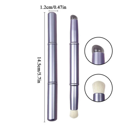 Double-Ended Silicone Lip & Makeup Brush