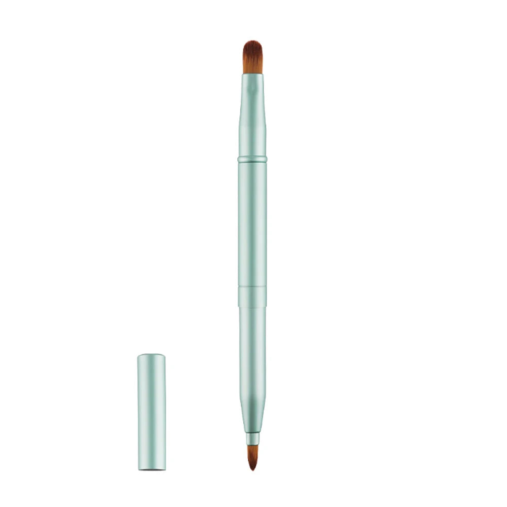 Dual-Use Retractable Lip & Eye Makeup Brush