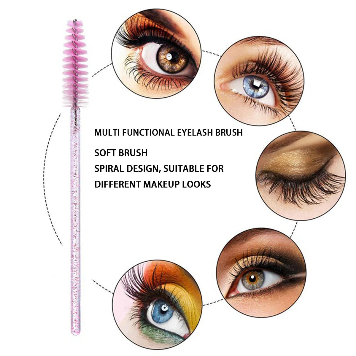 Eyelash & Eyebrow Brush Set - LIPOXI