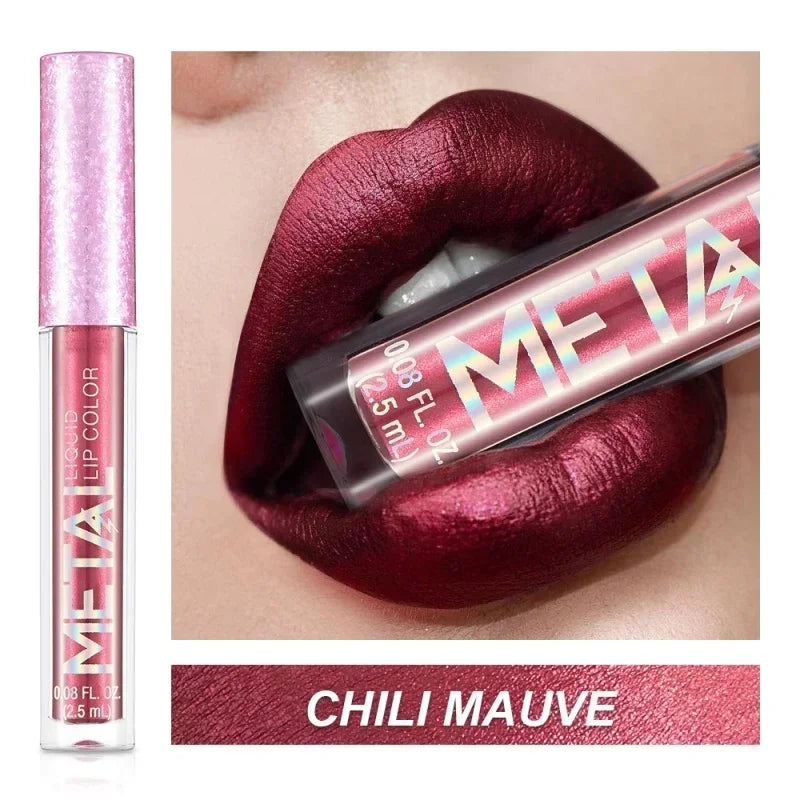 Metallic Matte Liquid Lipstick - LIPOXI