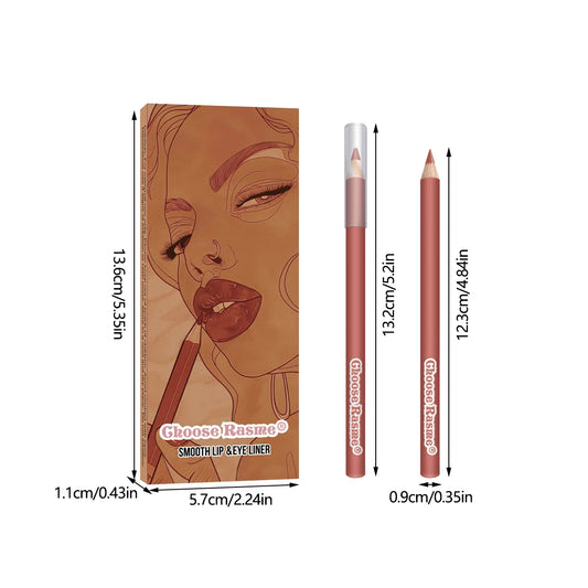 6pcs Lip Liner Pen 6 Colors Waterproof Not Easy To Fade - LIPOXI