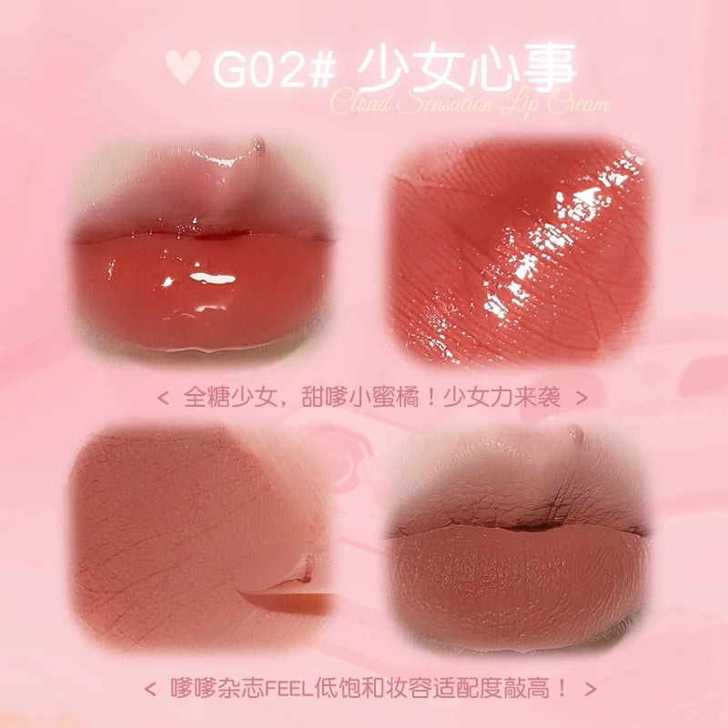 GOGO TALES Double Lip Gloss Vegan Nude Korean Lipstick - LIPOXI