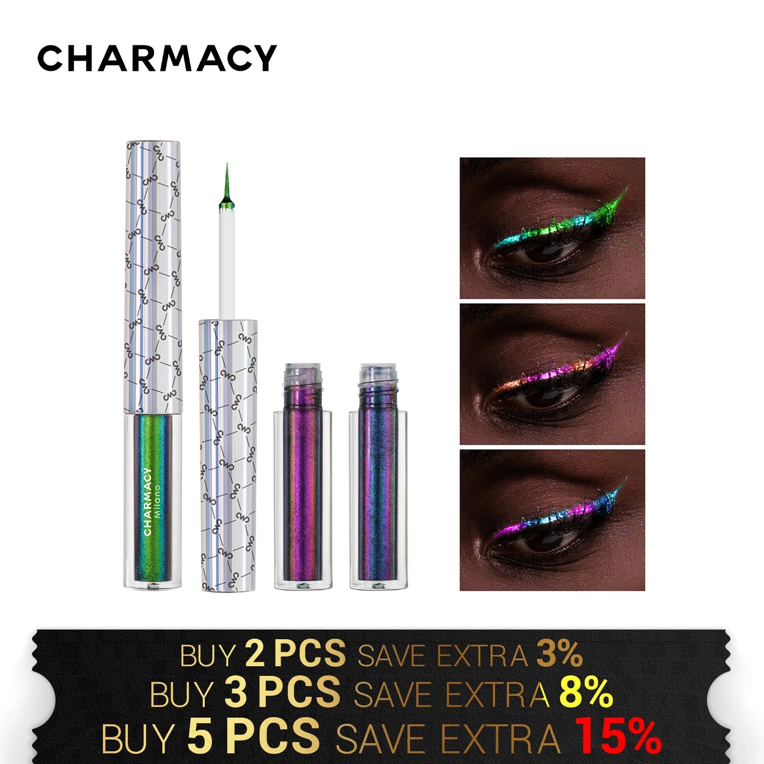 CHARMACY Chameleon Liquid Eyeliner - LIPOXI