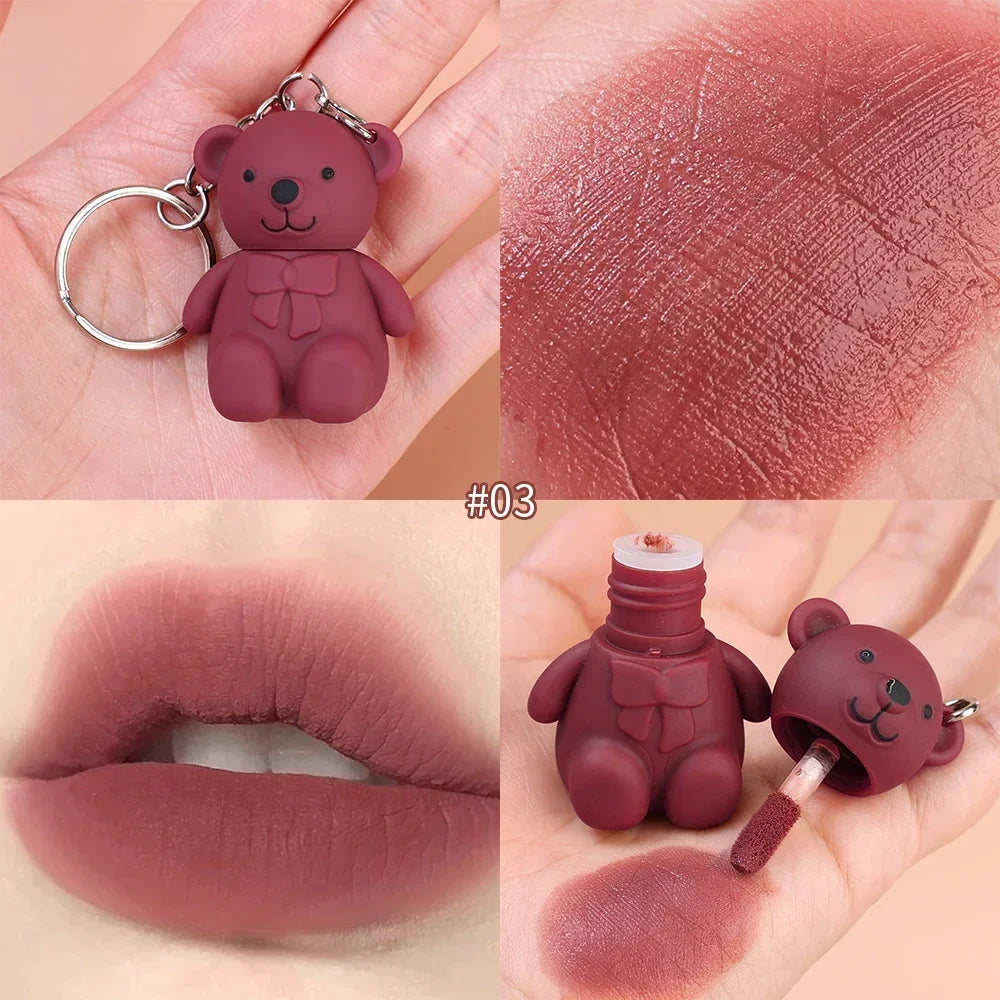 Cute Bear Lip Mud Gloss - LIPOXI