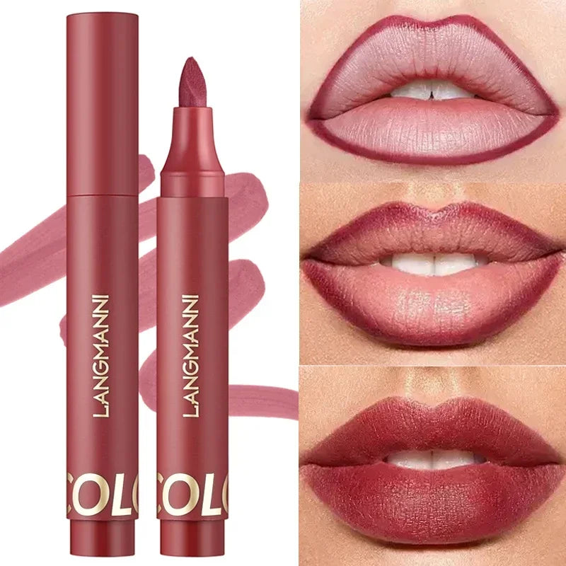 Waterproof Lip Liner Pen Long-lasting Matte Velvet Makeup - LIPOXI