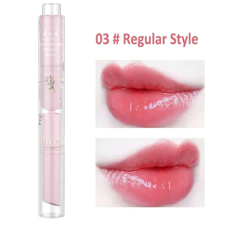 Jelly Mirror Lipstick Makeup Love Shape Long Lasting Gloss - LIPOXI