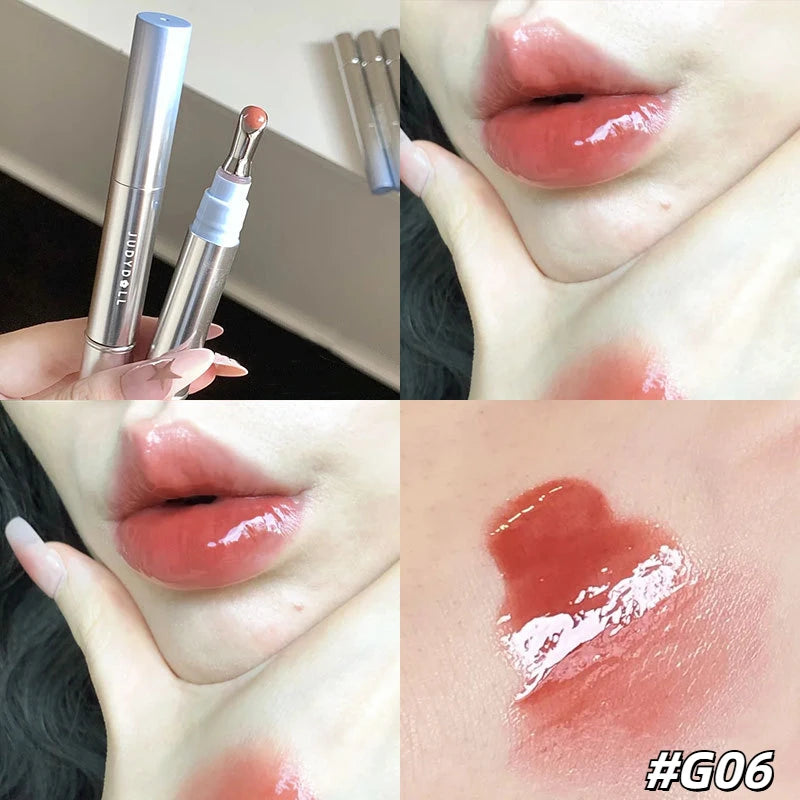 Judydoll Ice Diamond Essence Lip Gloss Oil Plumping Makeup - LIPOXI