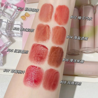 USLIKE Aura Lipstick Moisturizes Longlasting Glass Lips Cheap - LIPOXI