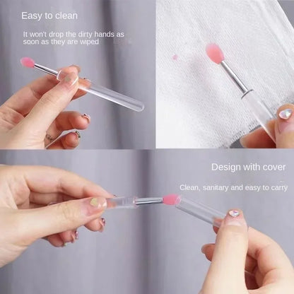 Versatile Silicone Lip Brush Set