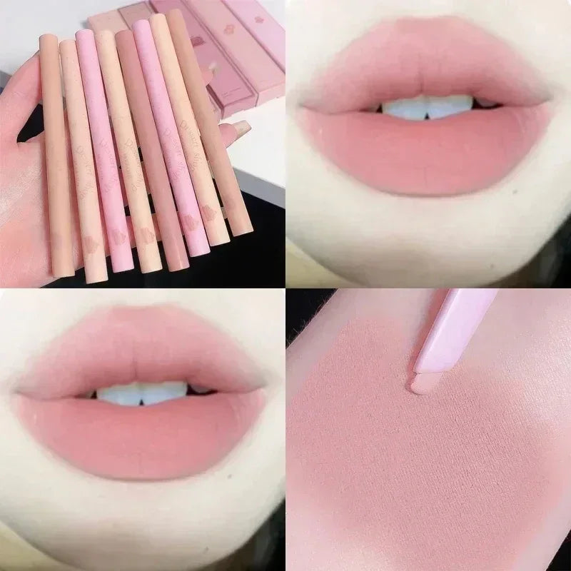 Waterproof Lip Liner Lipstick Pen Matte Velvet Lip Tint - LIPOXI