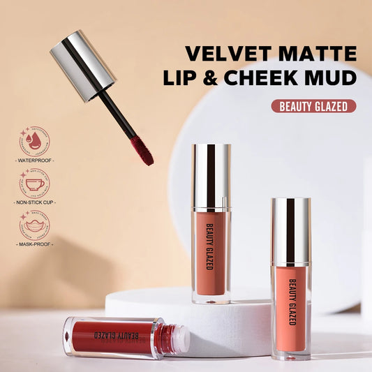 BEAUTY GLAZED Luxe Matte Waterproof Lipstick - LIPOXI