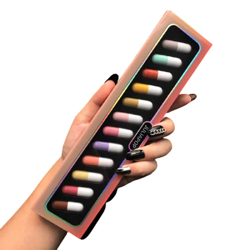 Capsule Lipstick Set New Mini 12-color Waterproof Lipstick - LIPOXI