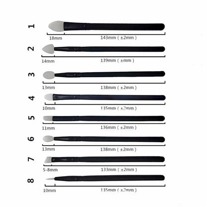 Silicone Makeup Brush Set - LIPOXI