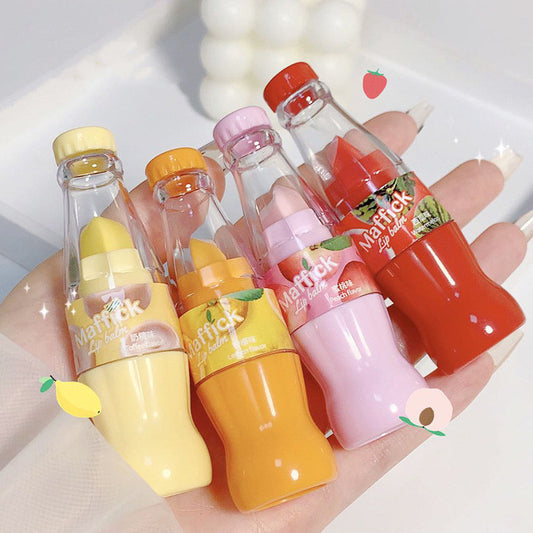 Soda Bottle Lip Balm Moisturizing Hydrating Base Lipstick - LIPOXI