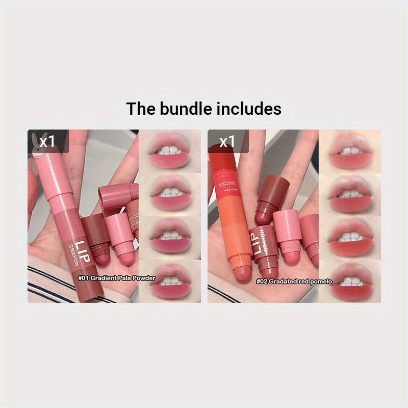 Velvet Matte Lipstick Crayon Set - LIPOXI