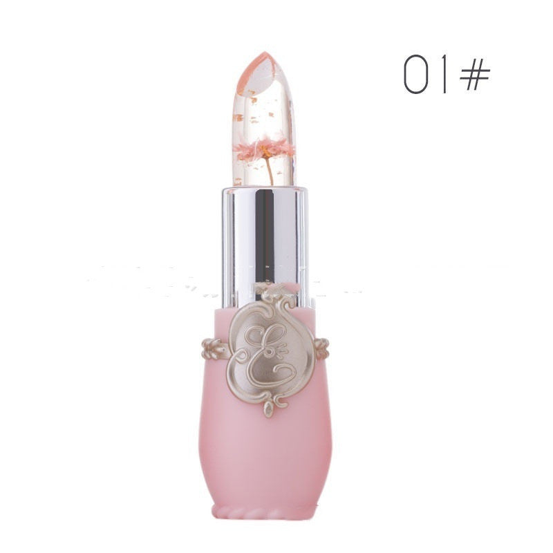 Women's Color Changing Dried Flower Jelly Lip Balm - LIPOXI