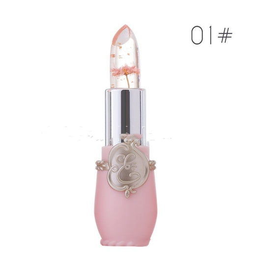 Women's Color Changing Dried Flower Jelly Lip Balm - LIPOXI