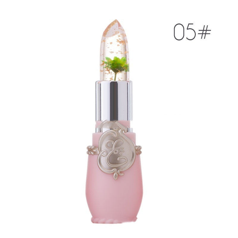 Women's Color Changing Dried Flower Jelly Lip Balm - LIPOXI
