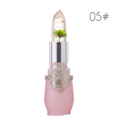 Women's Color Changing Dried Flower Jelly Lip Balm - LIPOXI