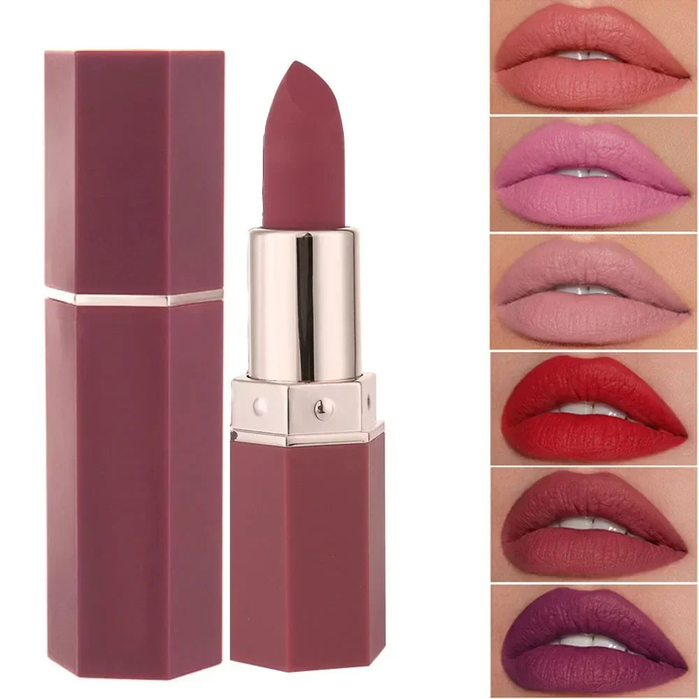YIYUEQIANLI Nude Velvet Matte Lipstick - LIPOXI