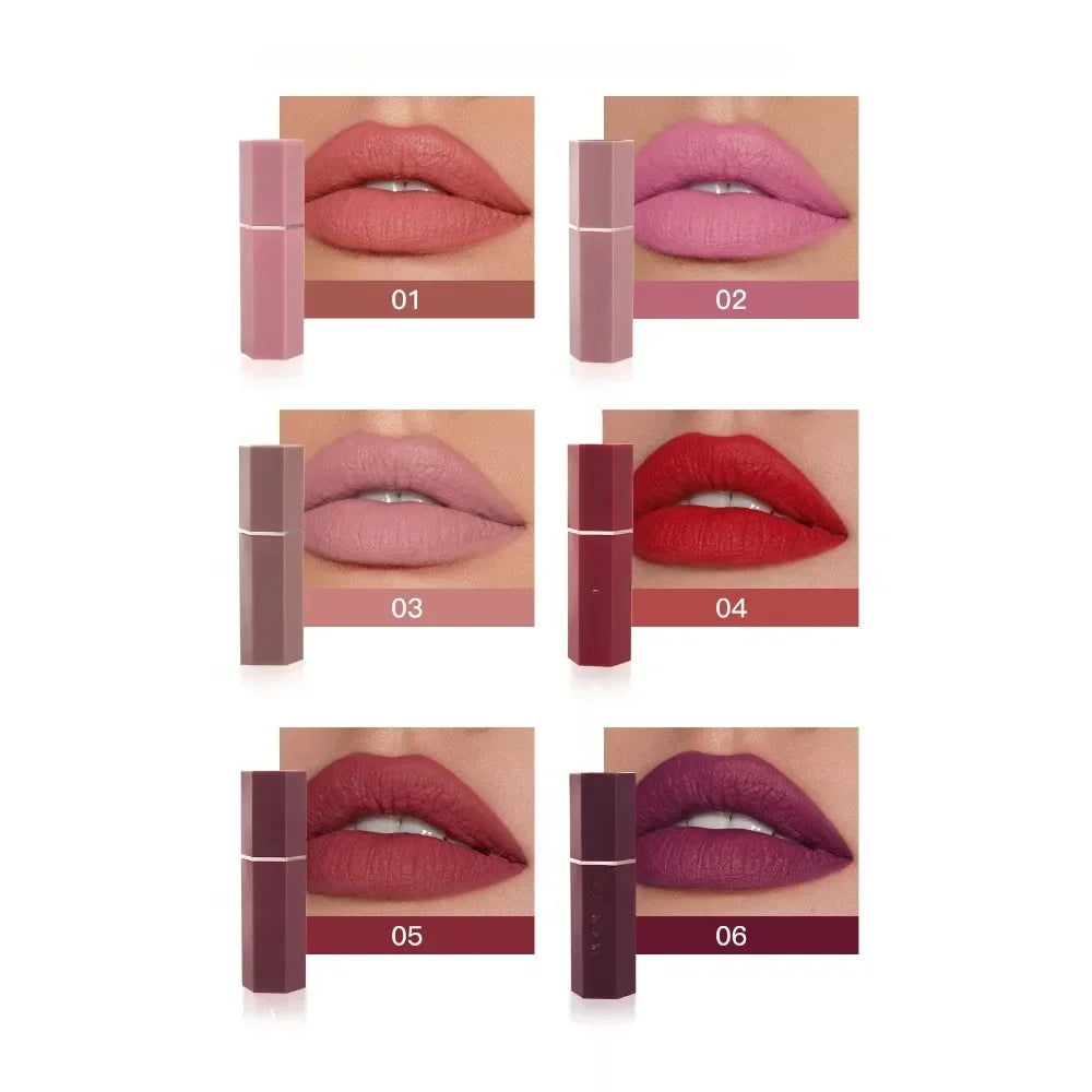 YIYUEQIANLI Nude Velvet Matte Lipstick - LIPOXI