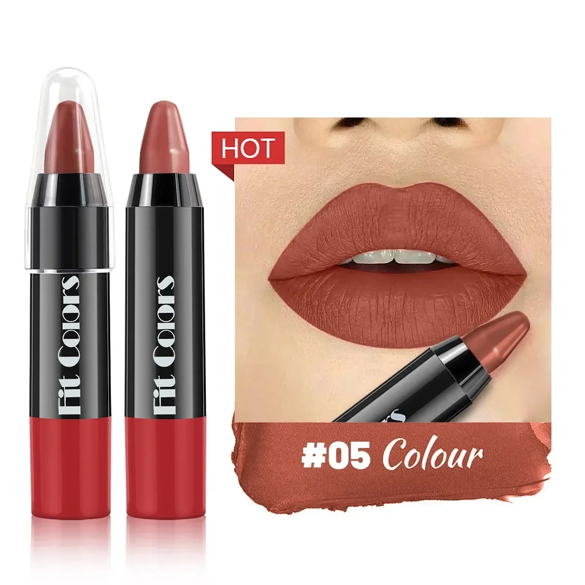 YIYUEQIANLI Nude Velvet Matte Lipstick - LIPOXI