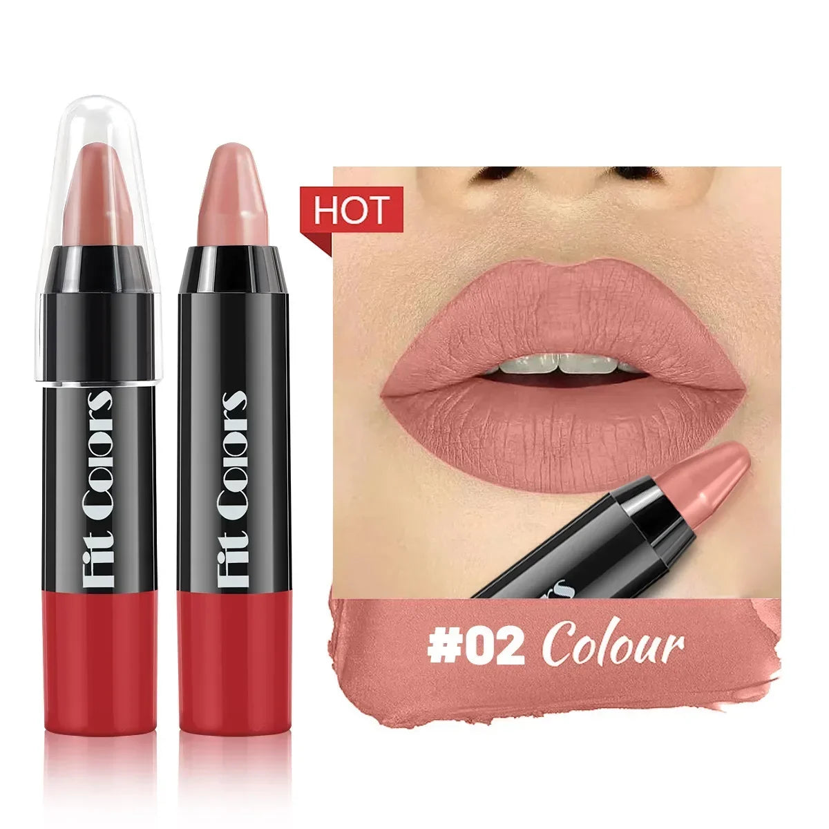 YIYUEQIANLI Nude Velvet Matte Lipstick - LIPOXI