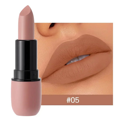 YIYUEQIANLI Nude Velvet Matte Lipstick - LIPOXI