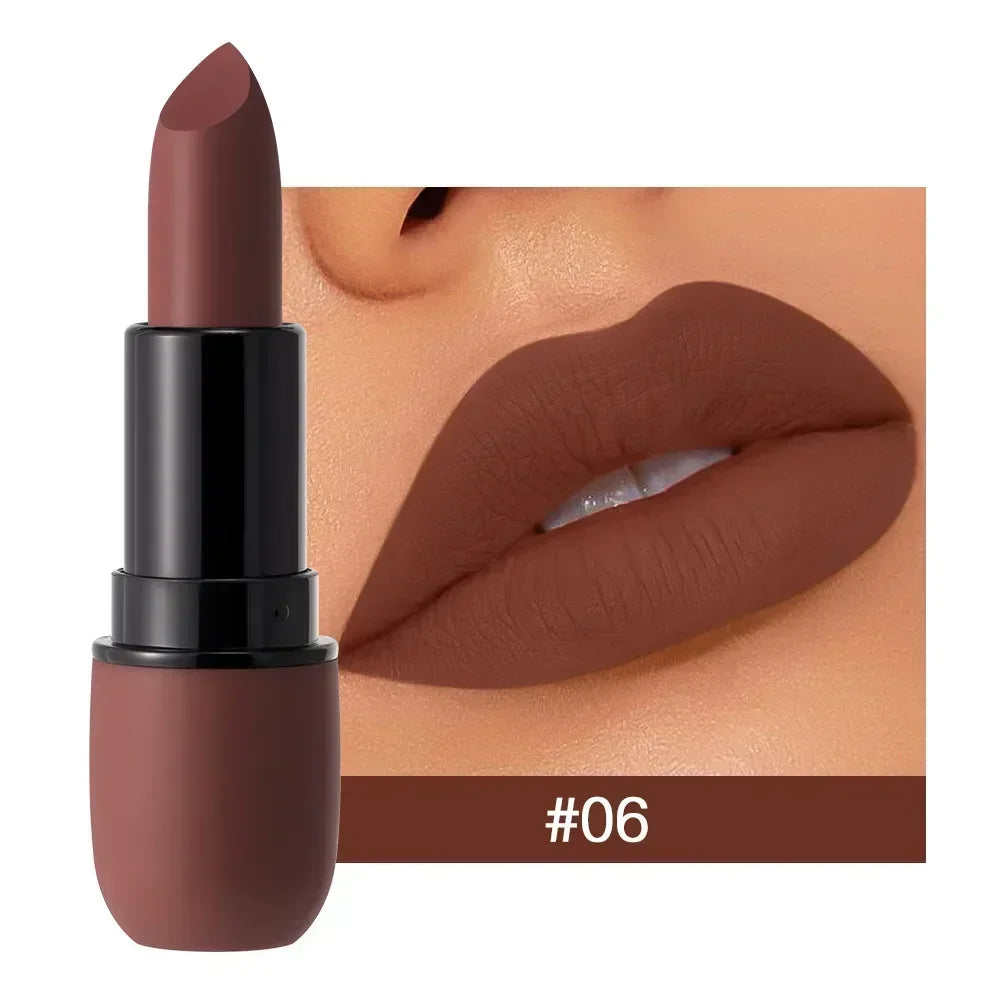 YIYUEQIANLI Nude Velvet Matte Lipstick - LIPOXI