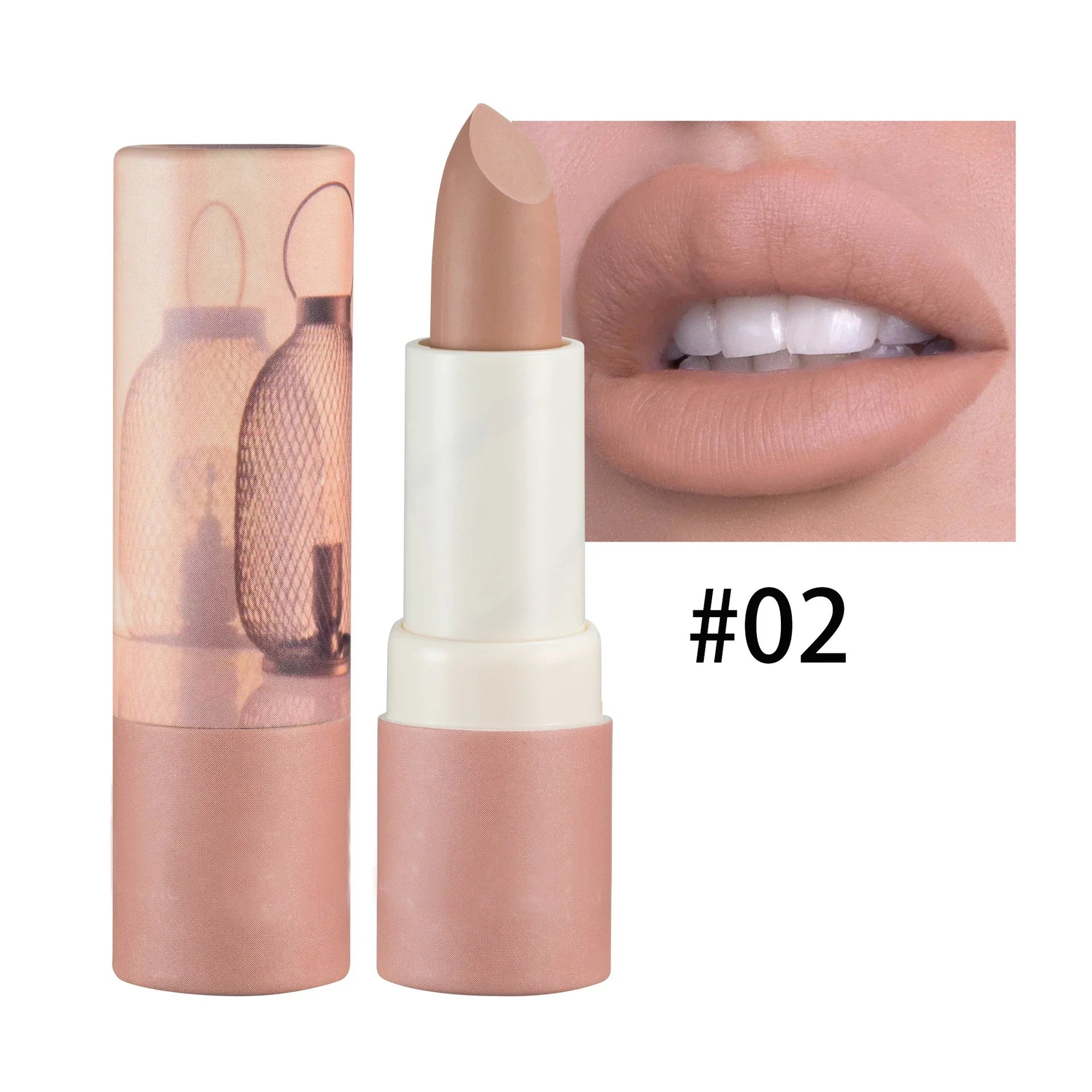 YIYUEQIANLI Nude Velvet Matte Lipstick - LIPOXI