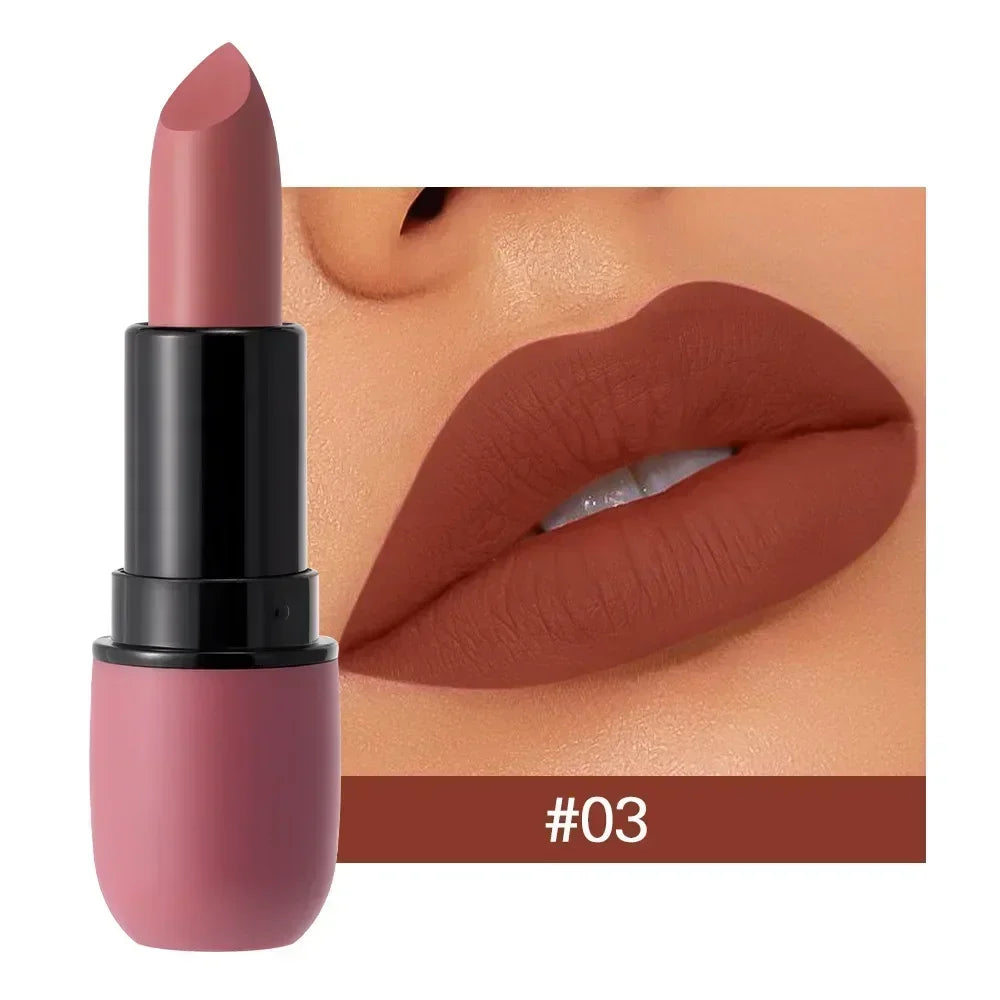 YIYUEQIANLI Nude Velvet Matte Lipstick - LIPOXI