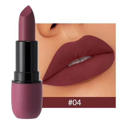 YIYUEQIANLI Nude Velvet Matte Lipstick - LIPOXI