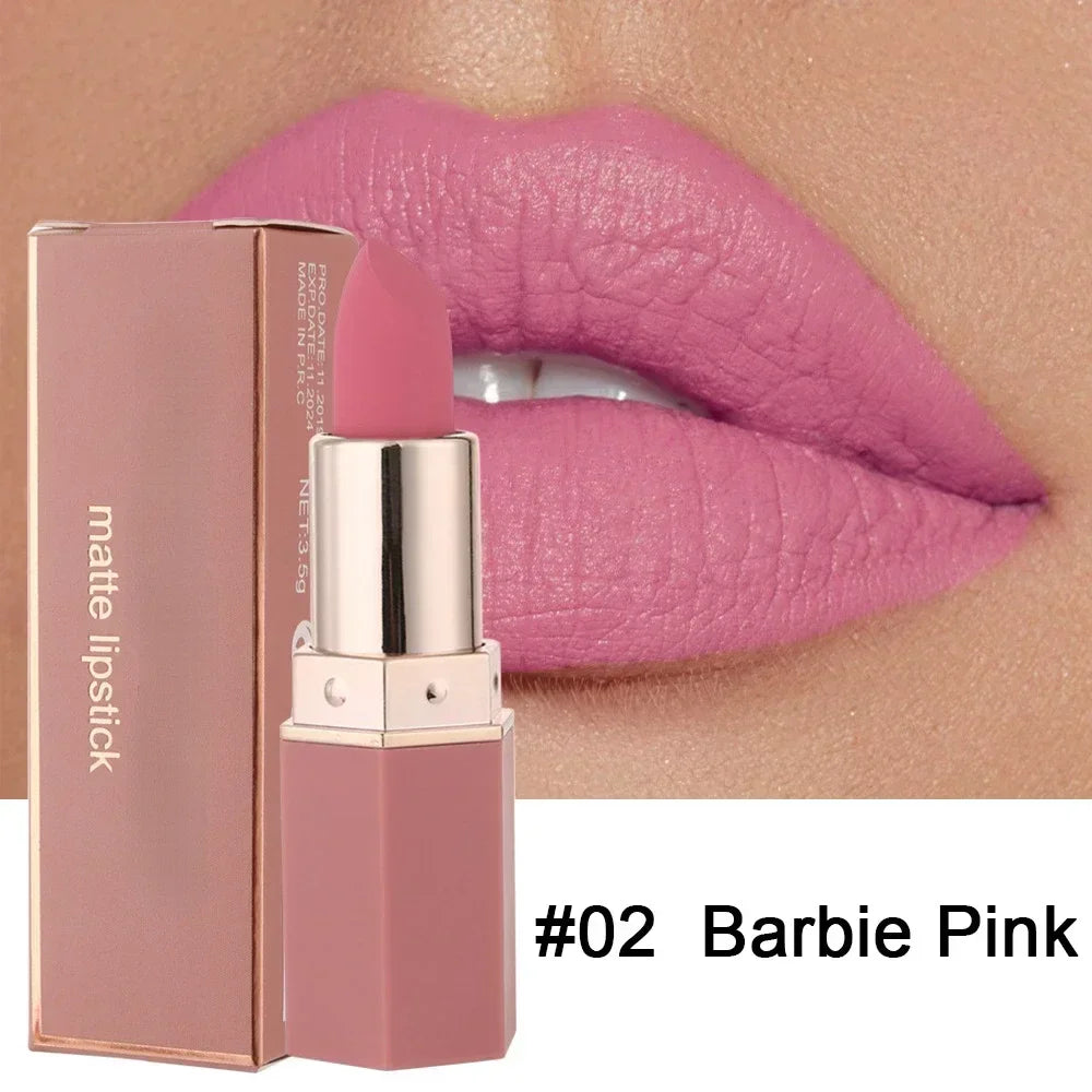 YIYUEQIANLI Nude Velvet Matte Lipstick - LIPOXI