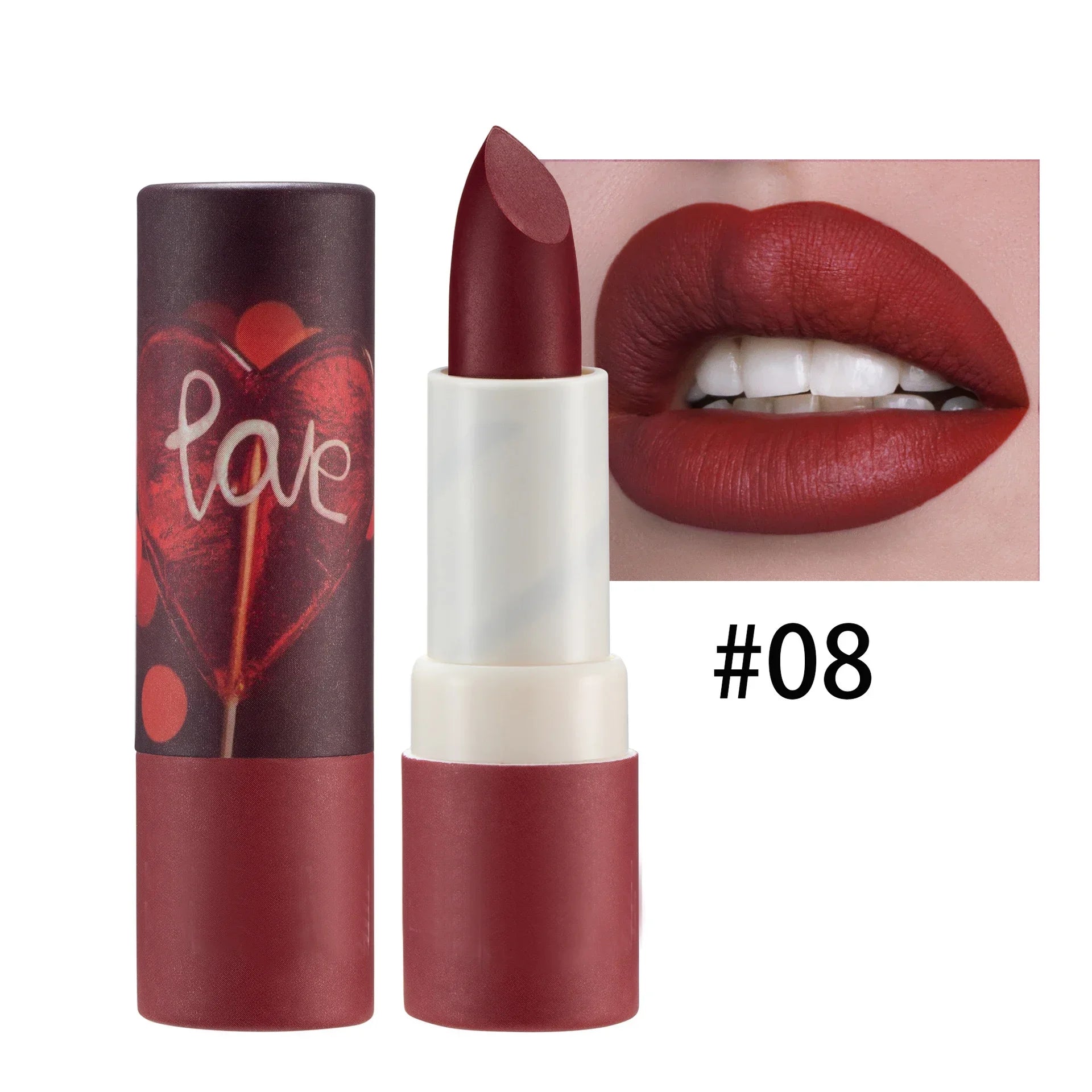 YIYUEQIANLI Nude Velvet Matte Lipstick - LIPOXI