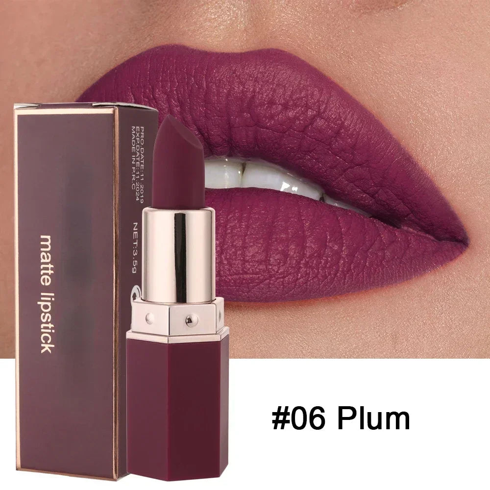 YIYUEQIANLI Nude Velvet Matte Lipstick - LIPOXI