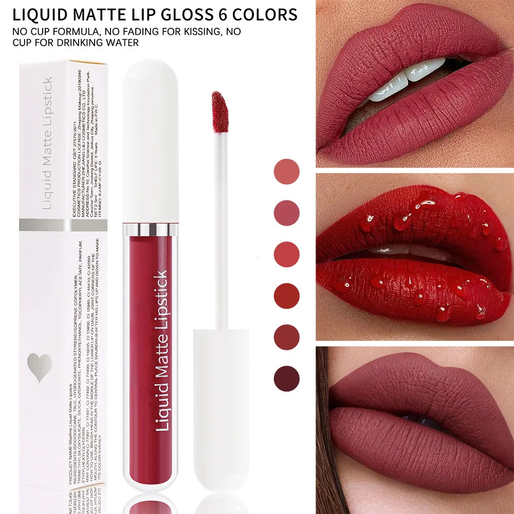 YIYUEQIANLI Velvet Matte Lipstick - LIPOXI